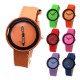 Women Quartz colourful leather watch